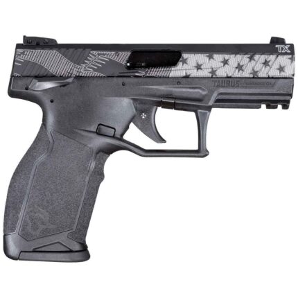 Taurus TX22 22 Long Rifle 4in Black Flag Engraved Pistol – 10+1 Rounds - buyghostguns.us.com