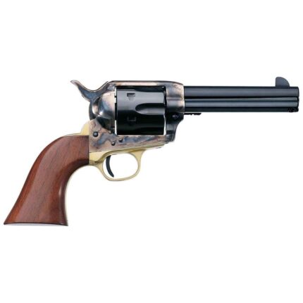 Uberti 1873 Single Action Cattleman Brass 9mm Luger 5.5in Blued Revolver – 6 Rounds - buyghostguns.us.com