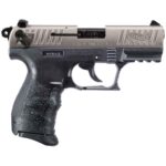 Walther P22 Q 22 Long Rifle 3.42in Nickel/Black Pistol – 10+1 Rounds - buyghostguns.us.com