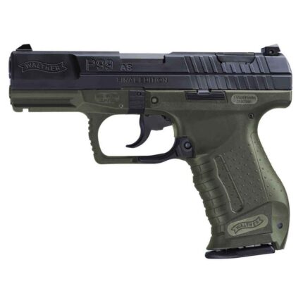 Walther P99 AS Final Edition 9mm Luger 4in OD Green Pistol – 10+1 Rounds - buyghostguns.us.com