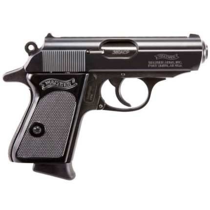 Walther PPK 380 Auto (ACP) 3.3in Black Pistol – 6+1 Rounds - buyghostguns.us.com