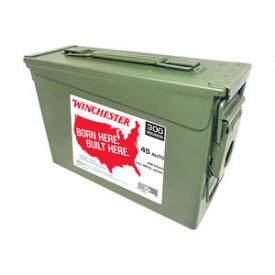 Winchester .45 Auto Ammunition 300 Rounds FMJ 230 Grains