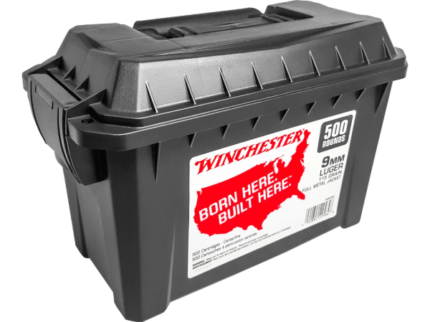 Winchester USA Ammunition 9mm Luger 115 Grain Full Metal Jacket Case